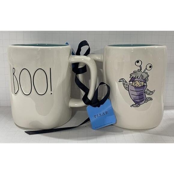 RAE DUNN BOO! Mug Pixar Monsters Inc Collection Ceramic Coffee Cup - Picture 1 of 1